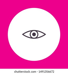 Eye icon - vector . Lorem Ipsum Illustration design