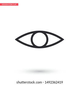 Eye icon - vector . Lorem Ipsum Illustration design