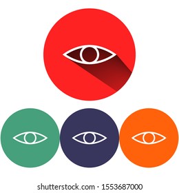 Eye icon - vector . Lorem Ipsum Illustration design