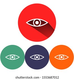 Eye icon - vector . Lorem Ipsum Illustration design
