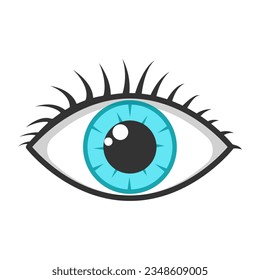 Vector de iconos oculares en estilo de moda para diseño e impresión