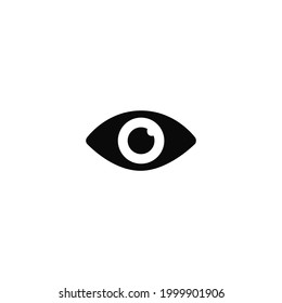 Eye icon vector on a white background