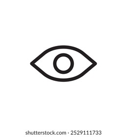 Eye icon Vector set outline