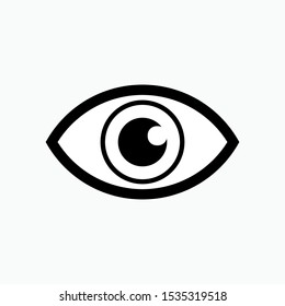 Eye Icon - Vector, Sign and Symbol for Design, Presentation, Website or Apps Elements.