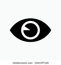 Eye Icon - Vector, Sign and Symbol for Design, Presentation, Website or Apps Elements.