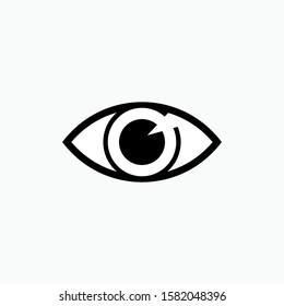 
Eye Icon - Vector, Sign and Symbol for Design, Presentation, Website or Apps Elements.