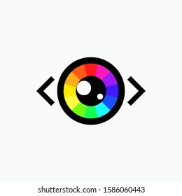 Eye Icon - Vector, Sign and Symbol for Design, Presentation, Website or Apps Elements.