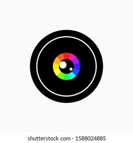 Eye Icon - Vector, Sign and Symbol for Design, Presentation, Website or Apps Elements.