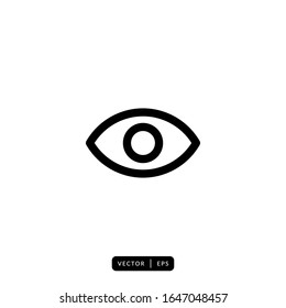 Eye Icon Vector - Sign or Symbol