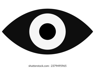 Eye icon vector sign and symbols.