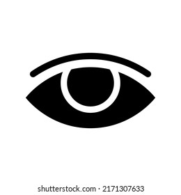Icono ocular Símbolo de diseño Ilustración de diseño