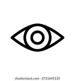 Ilustração de design de símbolo de vetor de ícone de olho