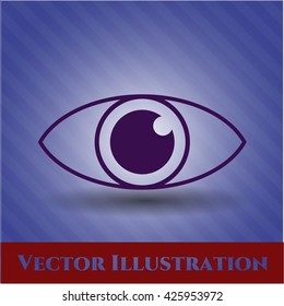eye icon vector symbol flat eps jpg app web concept website