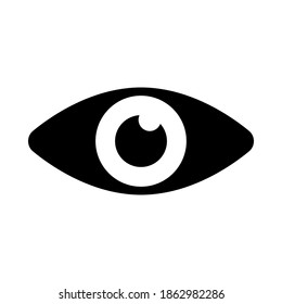 
Augensymbol. Augenvektorsymbol. für Web-, App- und Medienkampagnen, Vektorgrafik