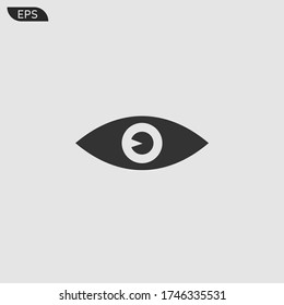 Eye icon vector , view sign