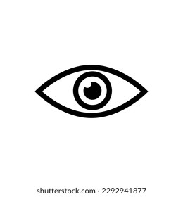 Eye icon vector. vision sign illustration for site and app..eps