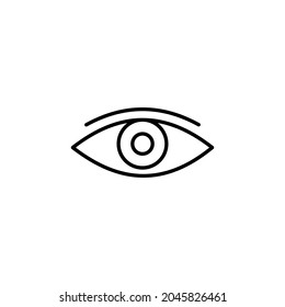 Eye icon vector, Vision icon symbol illustration