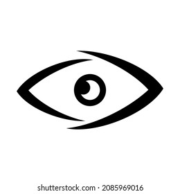 Eye icon vector. Vision icon symbol illustration
