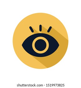 Eye icon vector for web, software, application, and mobile
