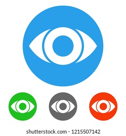 Eye icon. View button. Vector.
