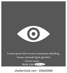 eye icon view sign