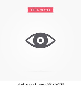 Eye icon. view sign