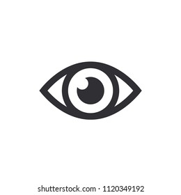 Eye Icon. View Icon. Vector Illustration Of Human Eye. Sneak Peek. Spying, Spy, Watch.
