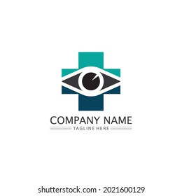 eye icon and vision design logo isolated sign symbol vector Intuition and spirituality