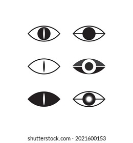 eye icon and vision design logo isolated sign symbol vector Intuition and spirituality