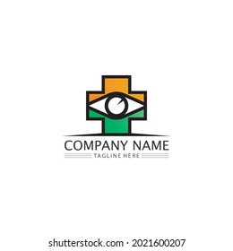 eye icon and vision design logo isolated sign symbol vector Intuition and spirituality