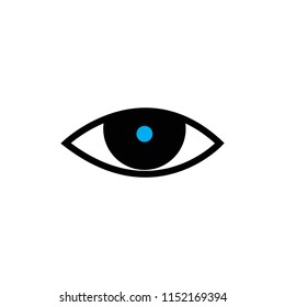 eye icon, vision symbol vector