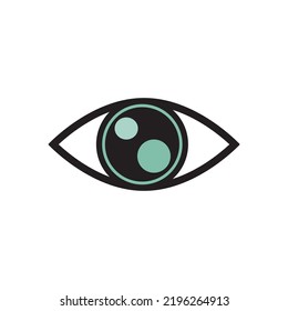 Eye icon. Vision symbol. Vector illustration.