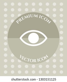 Eye Icon for Web. Application, Software & Graphic Design.