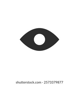 Eye icon web design in vector