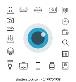 Eye icon for web and mobile