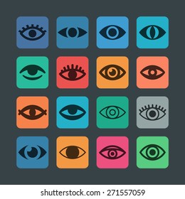 Eye icons