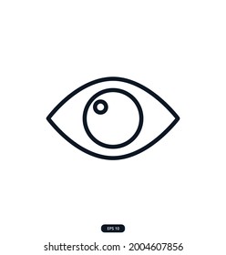 Iconos oculares. icono de comercio electrónico. С colección de iconos de Web y App para una tienda en línea, entrega, pago, carro de la compra, compras en línea. vectores 10