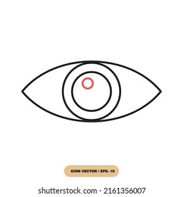 eye icons  symbol vector elements for infographic web