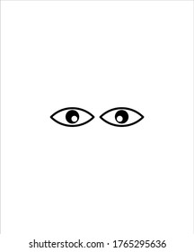 eye icon,vector best flat icon.