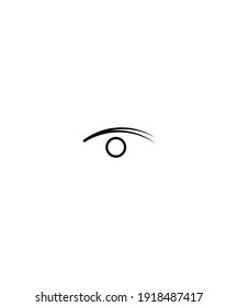 eye icon,vector best line icon.