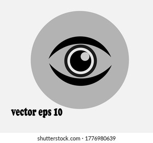 eye icon.vector eye icon eps 10