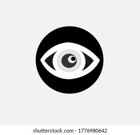 icono de ojo.vectorial icono de ojo eps 10