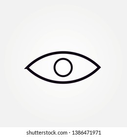 
eye icon.Vector line eye Icon
