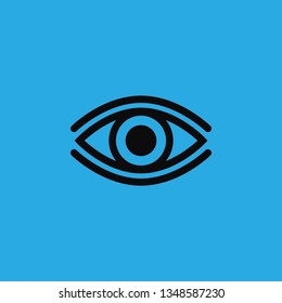 eye id icon vector