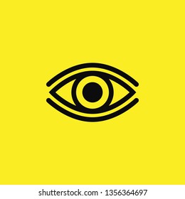 eye id icon vector