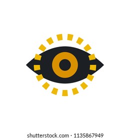 eye id vector icon
