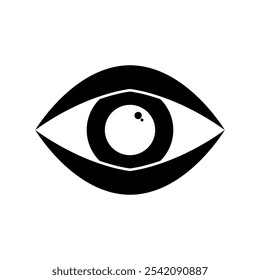 Eye illustrated on a background