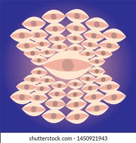 
Eye illustration depicting the clairvoyance