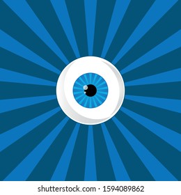 Eye illustration. Design template vector