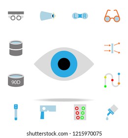 eye illustration icon. optometry icons universal set for web and mobile